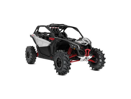 2024 Can-Am Maverick X3 X MR Turbo RR 64 Silver & Red