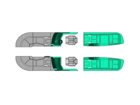 2025 Manitou LX 27 Split Rear Windshield (SRW)