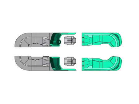 2025 Manitou LX 27 Rear Facing X-treme Windshield (RFXW)